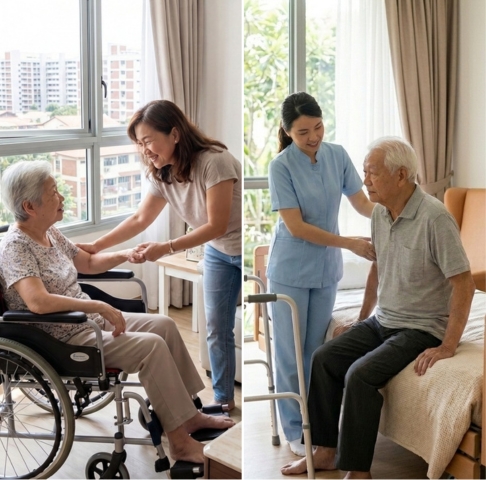 As Singapore becomes a super aged society in 2026, more families are weighing the pros, cons and costs of home care and nursing homes. Here’s what each care option involves and how to decide what works best for your loved one.